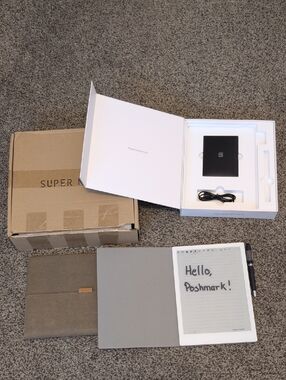 Supernote A5X With Case, Folio, And HOM Pen